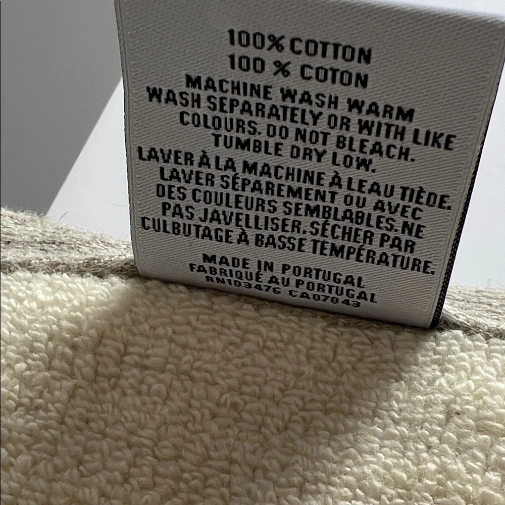 Bianca Portugal Bath Towel Set Tan Textured Soft 100% Cotton 2 Pc Set New
